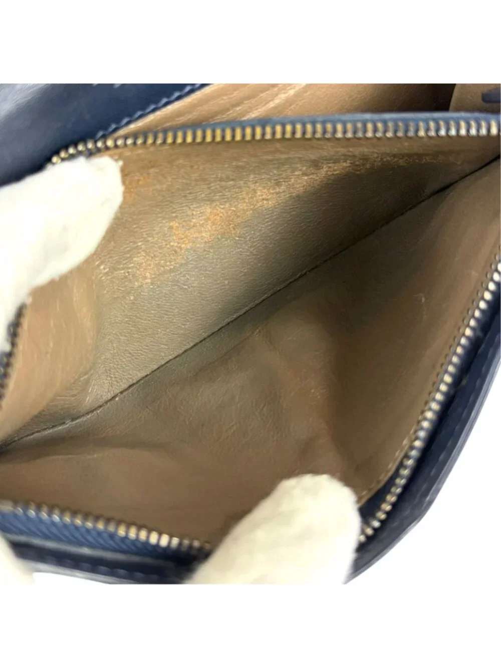 Bottega Veneta Intrecciato Leather Wallet Bifold Dark Navy